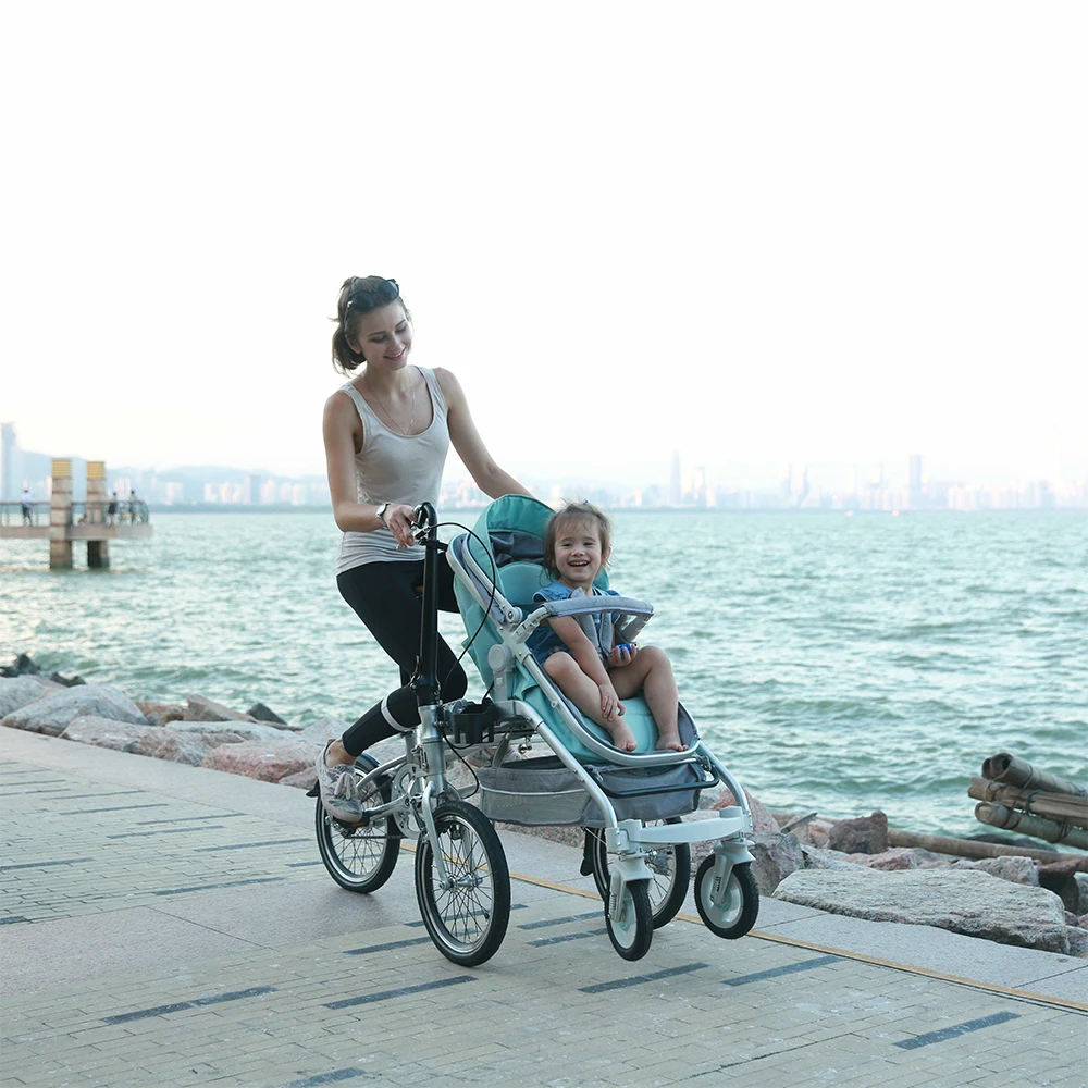 New design 2018 hot sale mother-baby trolley stroller bicycle/parent-child folding bike, Customized
New design 2018 hot sale mother-baby trolley stroller bicycle/parent-child folding bike, Customized