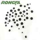 Black plastic wiggle eyes toys eyes for DIY craft made