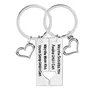 hotsale valentine's day gifts heart metal keychain
