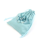 Soft Microfiber Cloth Pouch Small Drawstring Bag For Eyeglasses/Jewelry