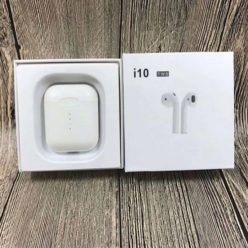 Wireless blue tooth earphone i10 Tws blue tooth 5.0 stereo headset earphone - ANKUX.COM