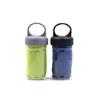 Fast drying brand your name microfiber towel gym with water bottle packaging