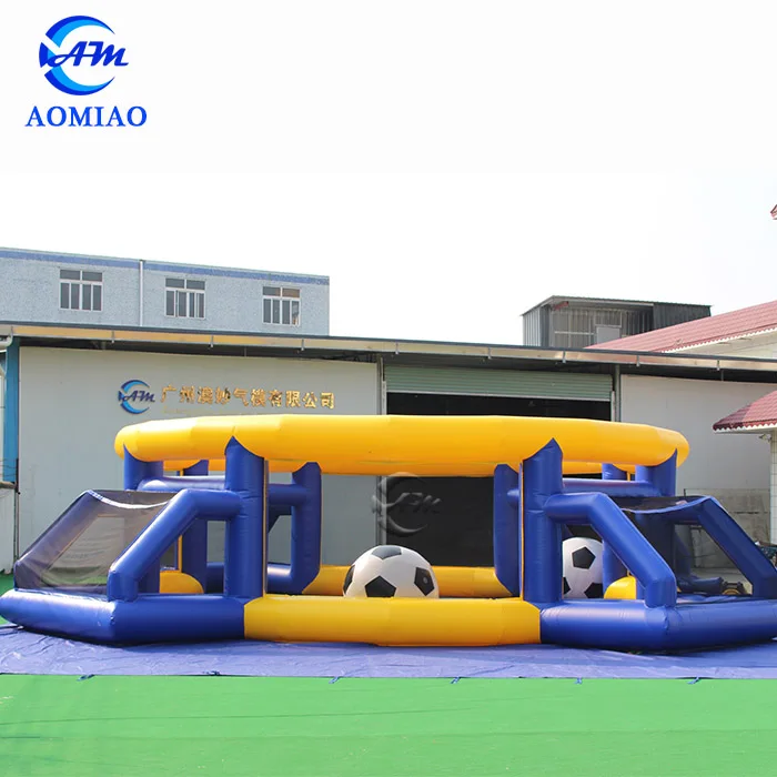 Popular Panna Soccer Cage Inflatable Football Field with four goals