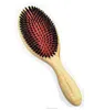 Bamboo-Line Hair dryer brush mit Wild boar bristles oval large