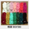 Hot sold alibaba manufacturer arab muslim elegant viscose ladies dressing turban muffler shawl factory plain solid scarf hijab