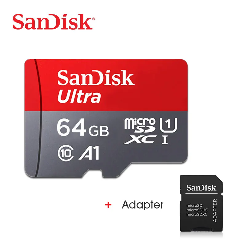 SanDisk micro card sd 128GB 64GB 32GB 16GB 98mb/s TF flash memory card microsd 8GB/48MB/s class10 sandisk memory card - ANKUX Tech Co., Ltd