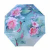 Custom Vivid Paint Printing Umbrella Novelty Anti UV Umbrella A Strong Sun Proof Windproof Function Logo KG832