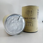 eco friendly paper tube coffee paper tube round cardboard containers for food packaging