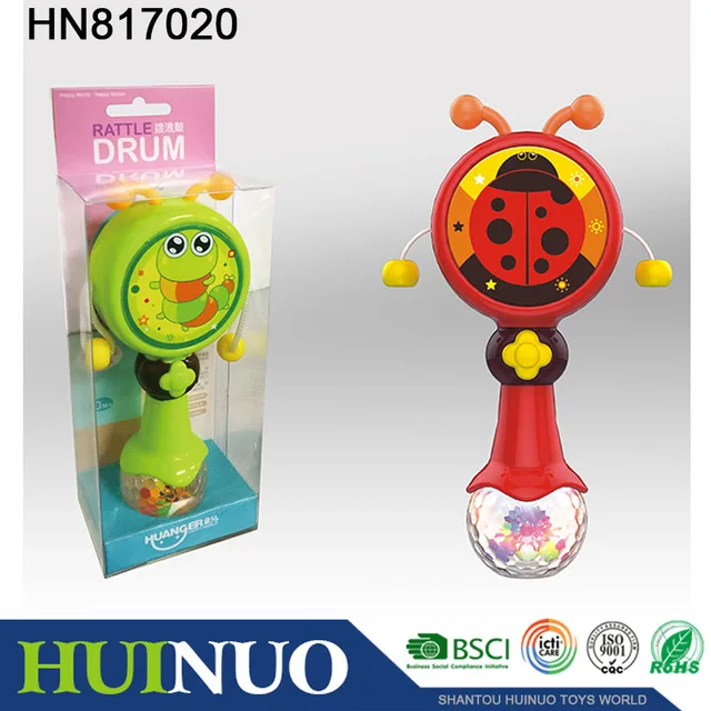 cartoon baby rattle drum instrument toys hn817020