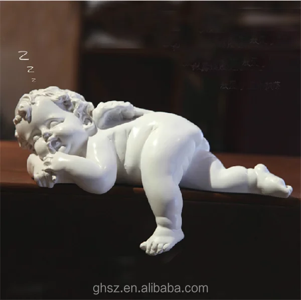 angle for,Anglebaby最美 customized euro style resin sleep angle baby statue for