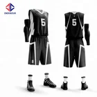 High quality Blank different colors basketball uniform in stock