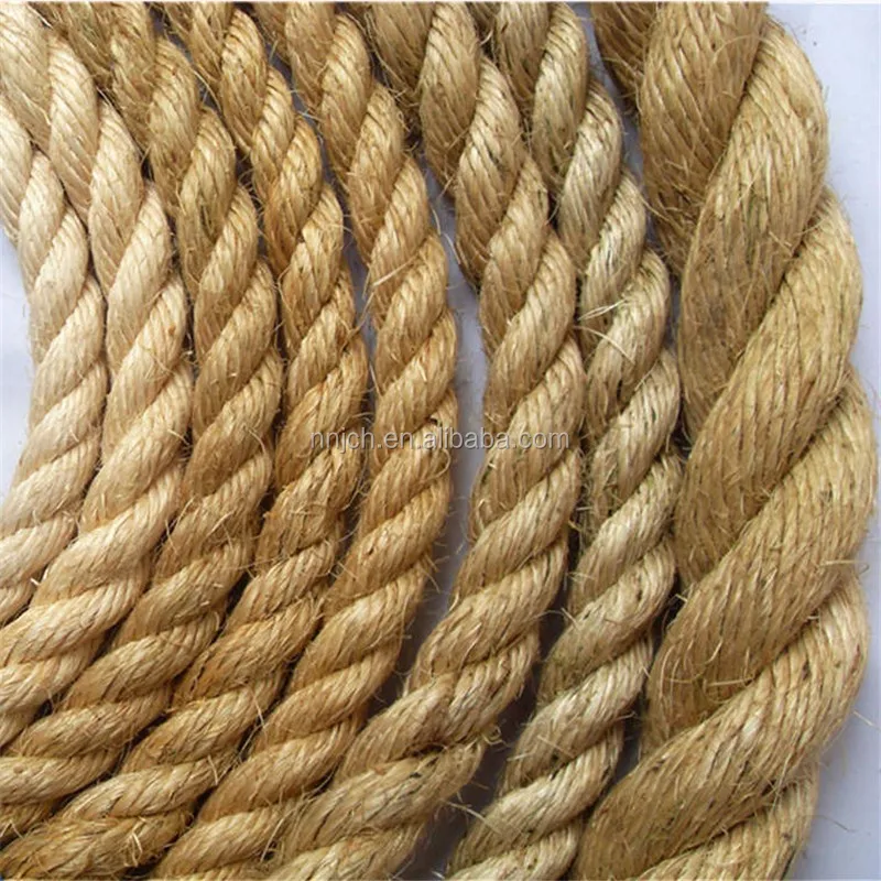 100% sisal rope natural / white hemp rope cheap