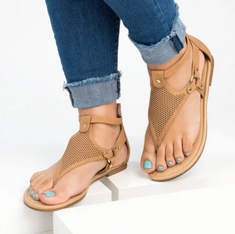 Comfortable Women's Flat Sandal Hollow Outdoor casual shoes ladies summer roman shoes, White black brown
Comfortable Women's Flat Sandal Hollow Outdoor casual shoes ladies summer roman shoes, White black brown