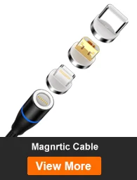 Celular Iman 3 en 1 2.4A Fast Charging Micro Type C USB Magnetic Cargador Cable for iPhone - ANKUX.COM