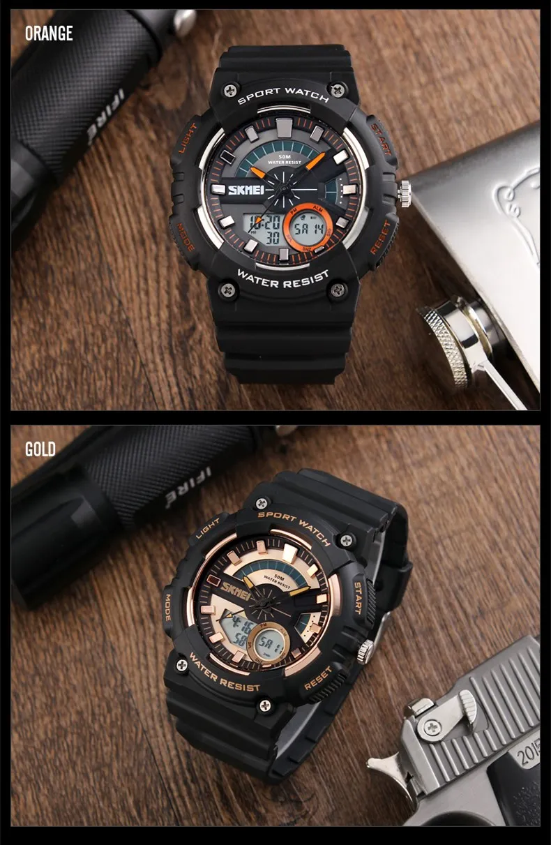 Jam tangan sport fashion alarm clock digital watches