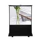 Portable Indoor / Outdoor Pull Up Floor Stand Projector Projection Screen