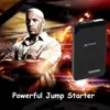 Cool classic black motor engine power booster jump start, portable 12v charger booster powerbank glove box car jump starter