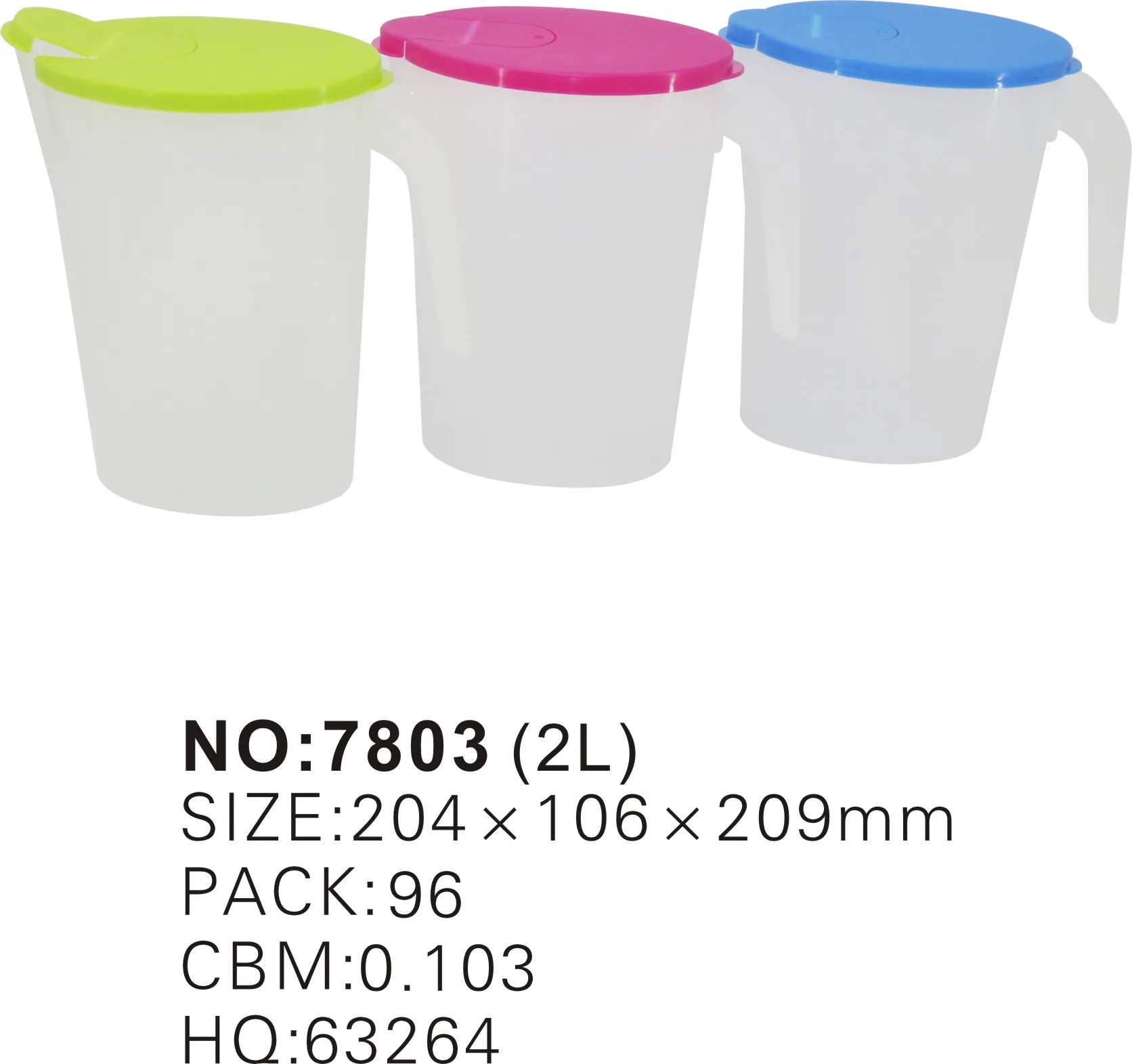 HAIXING 3.5L BPA-Free Plastic Large Reusable Cold Water Bottle with Custom Logo for Drinking Kettle or Pitcher Use