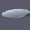 Utensils Kitchen G Type Carved Stainless Steel Edge Tempered Glass Pot Lid For Kitchen Cookware