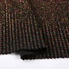 Yarn dyed feeder stripe knitted 3x3 rib knit jacquard fabric for clothes
