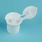 No spill 24mm white plastic bottle cap