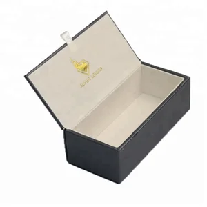 book shape two pieces hardcover gift box with gold foil hot
