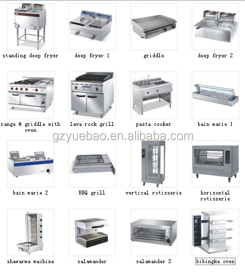 wholesale Commercial used catering equipment gas combination oven stainless steel kitchen equipment