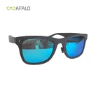 Men and Women Trendy Premium Custom Logo UV400 Carbon Fiber Photochromic Polarized Sunglasses