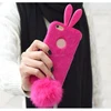 Hot Sales Soft Rabbit Fur Case Cover For Samsung Galaxy S5 Note 2 3 4 for iPhone 4S/5S/6S/6 plus