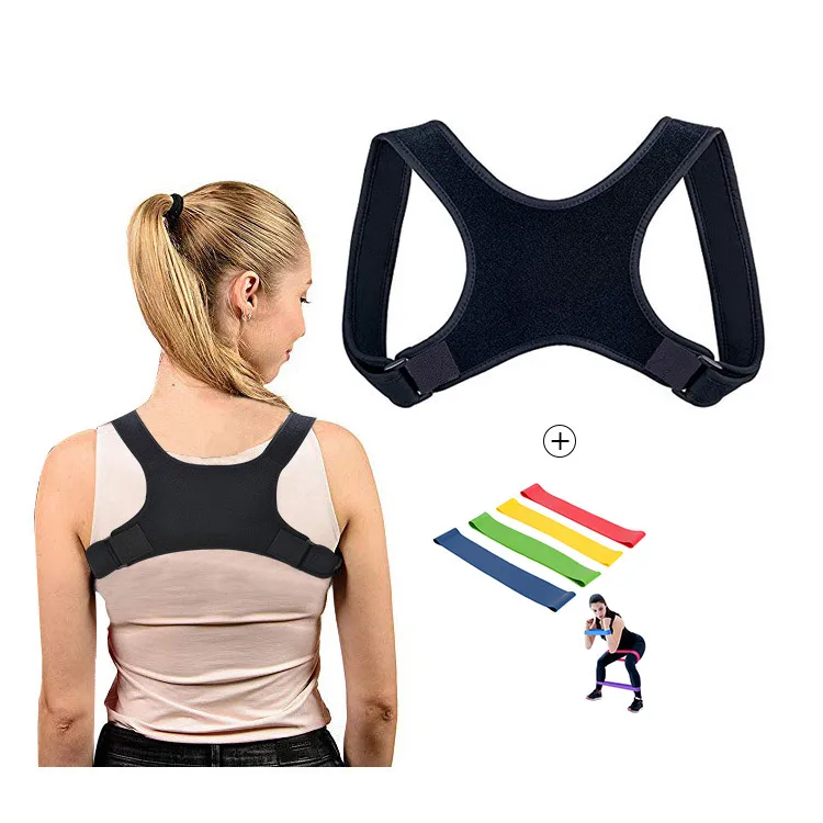 Wholesale Hot Selling 5 Size/Set Yoga Belt Stra+ Adjustable Neoprene Shoulder Support Back Posture Corrector, Black
Wholesale Hot Selling 5 Size/Set Yoga Belt Stra+ Adjustable Neoprene Shoulder Support Back Posture Corrector, Black