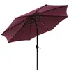 2018 New custom iron/aluminum&canvas waterproof sunscreen block mildew Chinese garden folding beach parasol umbrella