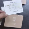 Eco-friendly thank you card custom,wedding cards , foil gold business card