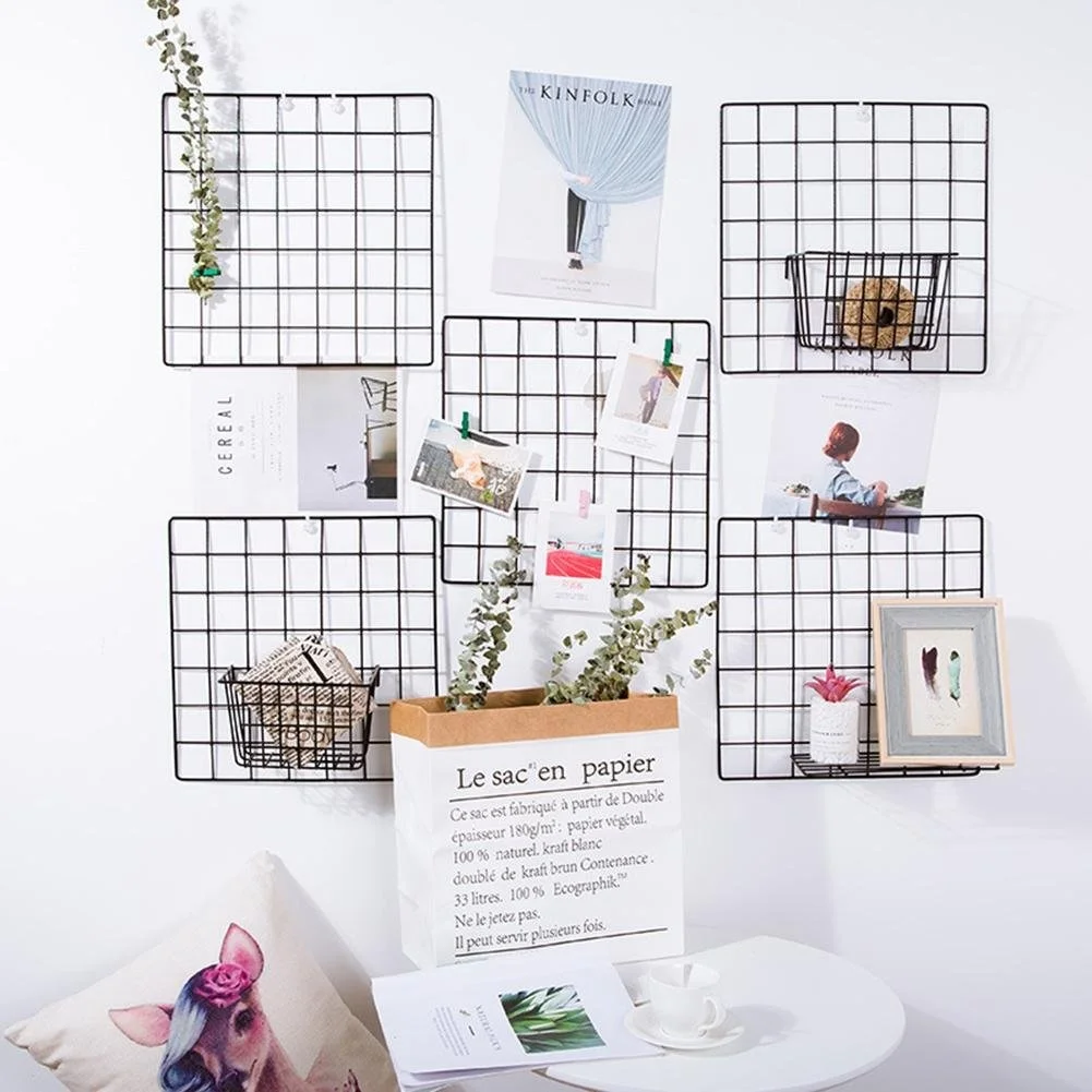 Home storage style wall grid DIY install metal wire wall gird panel photo organizer wall decoration, Customized color
Home storage style wall grid DIY install metal wire wall gird panel photo organizer wall decoration, Customized color