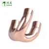 Custom size shape copper tripod for air conditioning parts