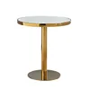 brass stainless steel natural square mable tables