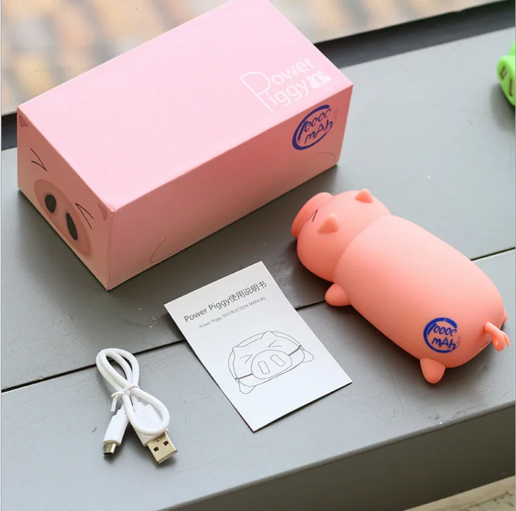 Hot Products 2019 New Promotional Gift Consumer Electronics Travel Power Bank 2100mah,Lovely Pig Mobile Power Bank - ANKUX.COM