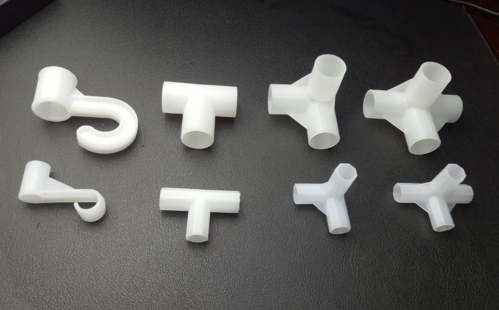 3 Pin Plastic Connectors For Wardrobe Or Shoes Rack 13 14 16 19 25mm