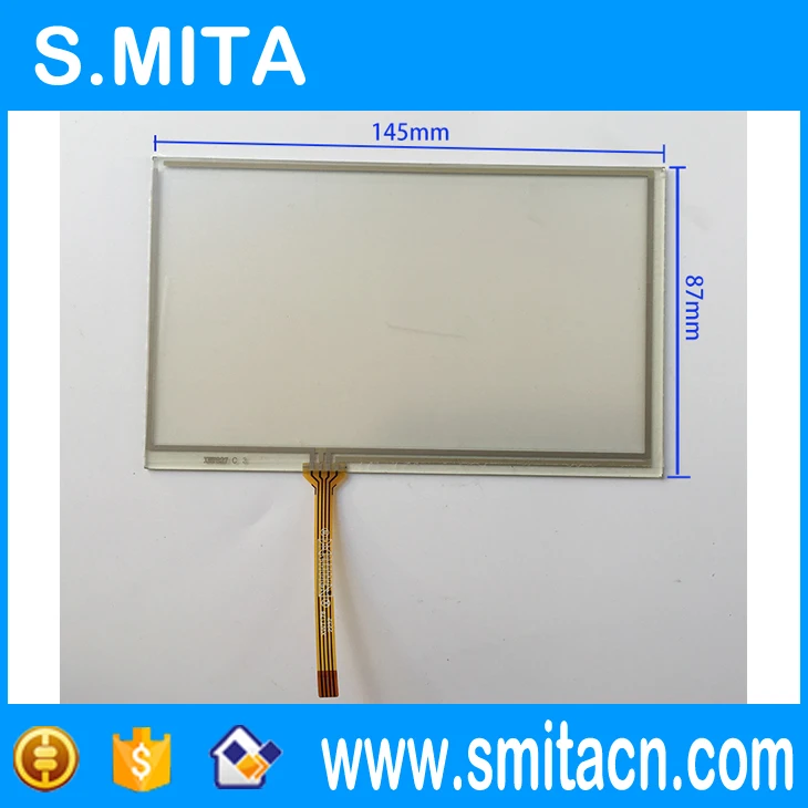 6.0 inch GPS touch screen panel for LCD display 145mm*87mm