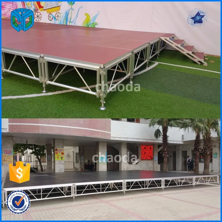 Trade Assurance Customizable Compact Aluminum Portable Stage