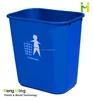 10L cheap plastic bathroom wastebasket