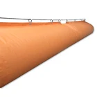 EN71 fire resistance high efficiency low wind resistance flexible duct pvc pipe factory