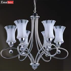 Energy Metal Metal Chandelier Energy Saving Popular Indoor Modern Hotel Decoration Metal And Crystal Glass Chandelier