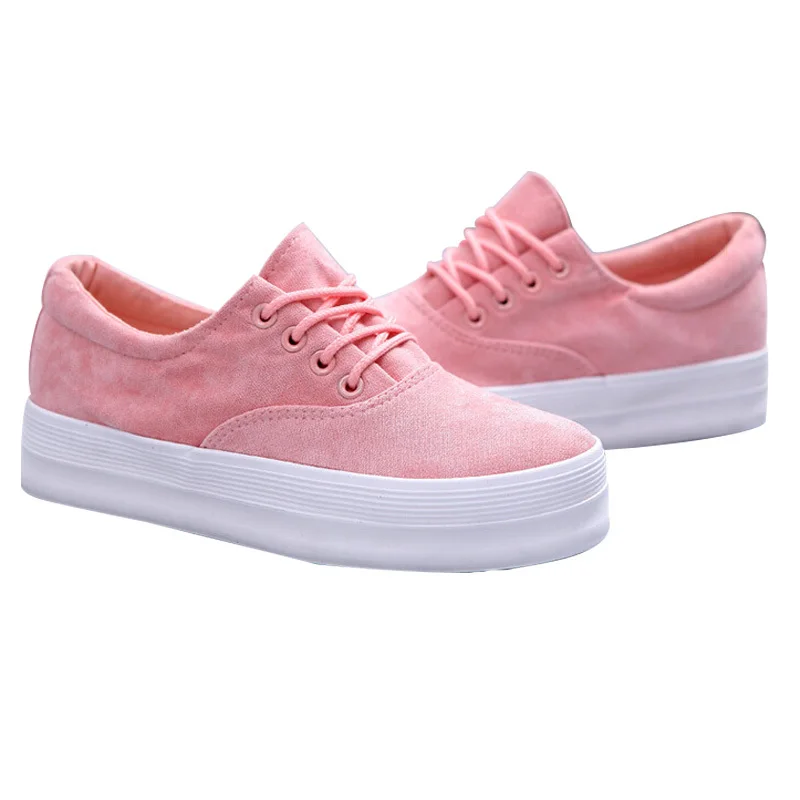 Canvas Sneakers Women Platform Shoes Casual Women Shoes Fashion 2015 Zapatos Mujer Plataforma Brands shoe Woman DX2905
