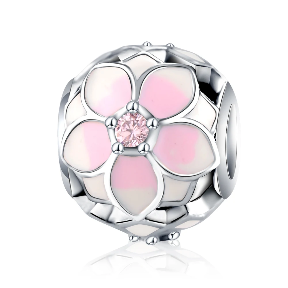 Dropshipping LZESHINE Fashion Charm Bracelet Jewelry Silver Bijoux Spring Enamel Magnolia Bloom Pink Flower Beads PSMB0728
Dropshipping LZESHINE Fashion Charm Bracelet Jewelry Silver Bijoux Spring Enamel Magnolia Bloom Pink Flower Beads PSMB0728