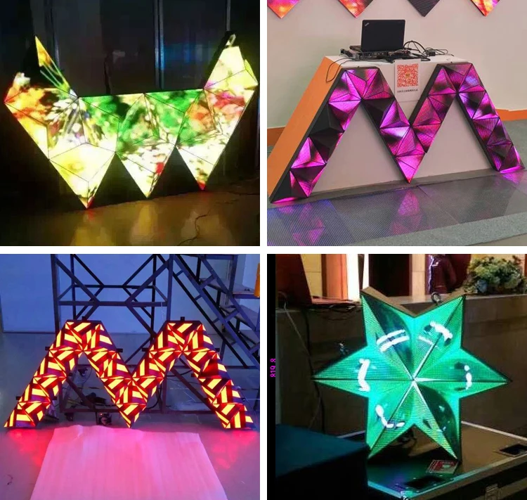 Cases of Triangle LED Display Screen