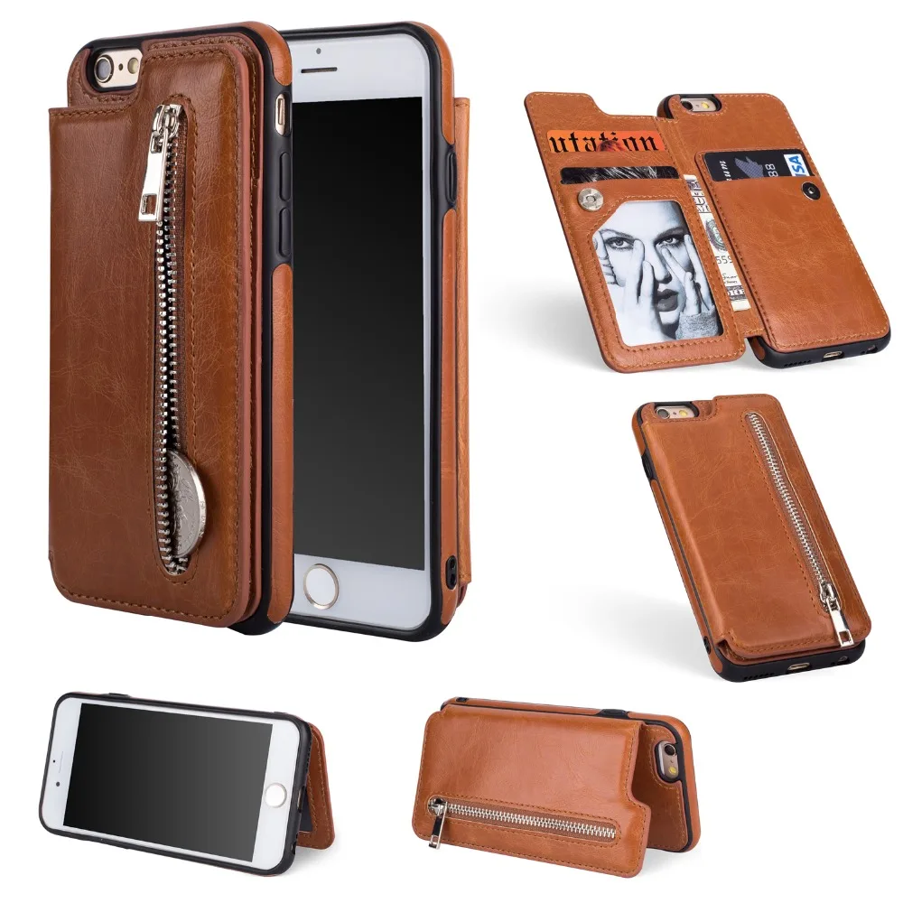 Genuine Leather Case Cover Zipper Wallet Card Multifunction Case For iPhone 6s/6 and 6s Plus, As the picture show;brown;red;white;black;blue
Genuine Leather Case Cover Zipper Wallet Card Multifunction Case For iPhone 6s/6 and 6s Plus, As the picture show;brown;red;white;black;blue