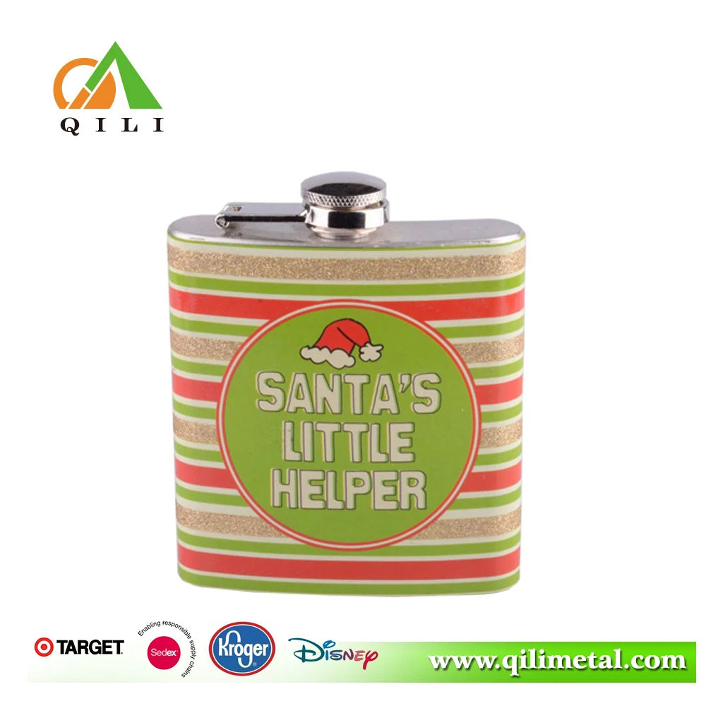 18/8 304 fda and lfgb high quality hip flask wedding return gift