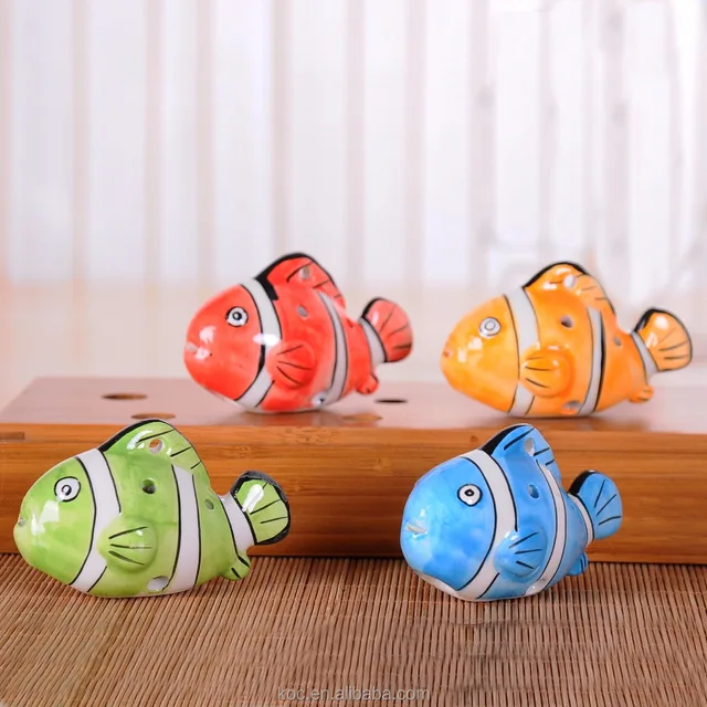 hot sale nemo fish design 6 holes ocarina