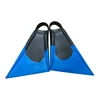 Classical black and blue colors swimming bodyboard fins for a cool surfing