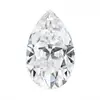 pear shape moissanite D or E color machine cut Sic material moissan stone for jewelry making diamond Substitute